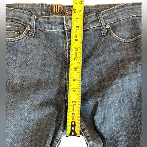 Kut From The Kloth Jeans Boot Cut Dark Wash Blue Denim Womens Size 14 KP011EQMCK - Picture 11 of 14